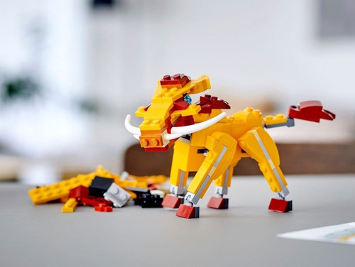 Imagen 12 de 12 de Lego Bloques Creator Animales Salvajes 3 En 1 31112 Cantidad De Piezas 224