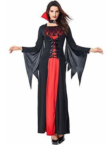 Vestido De Traje De Vampiro De Lujo Para Mujeres Para H...