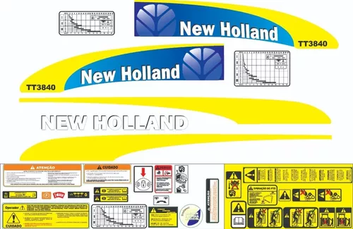 desenho a lapis trator new holand tt 3840 