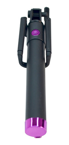Monopod Palo De Selfie Negro Colores Con Cable Auxiliar 3.5