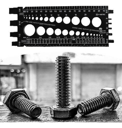 Tuerca Tornillo Taladro Rosca Tornillo Calibre Multiusos
