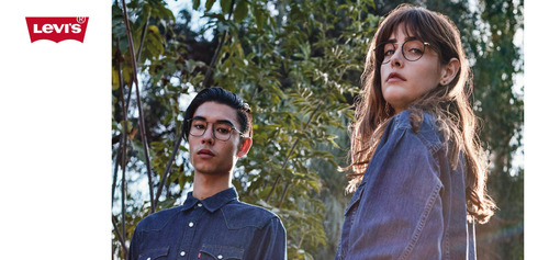 Óculos Levi's Lv 5000 Matte Cáqui/transparentes Para Adultos