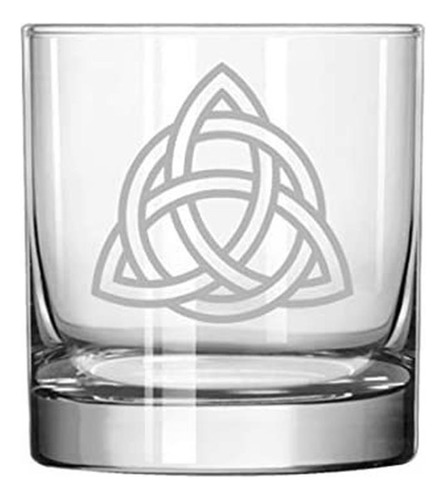 11 Oz Rocks Whisky Highball Cristal Triquetra Símbolo Celta