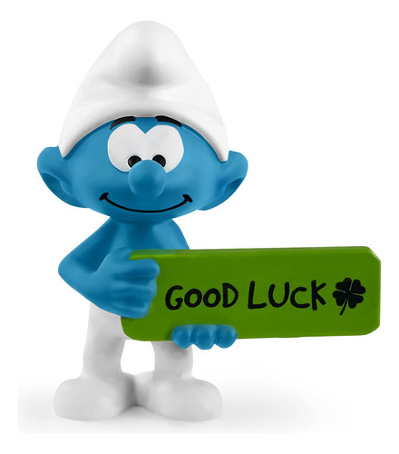 Schleich Smurfs Good Luck - Figura De Pitufos