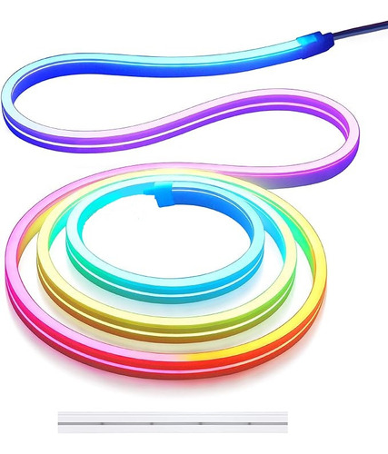 Tira Cinta Luz Led Neon Flex Rgb Wifi 5mtrs Multicolor 12v