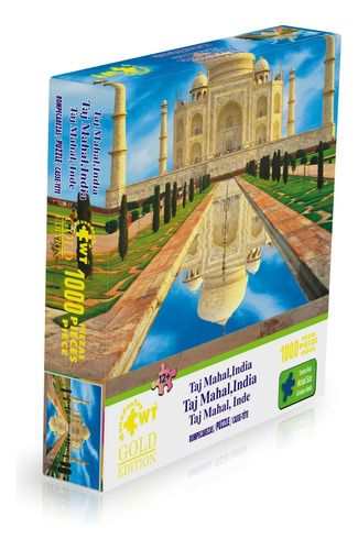 Rompecabezas Wuundentoy Cartón 1000 Pzs Taj Mahal 