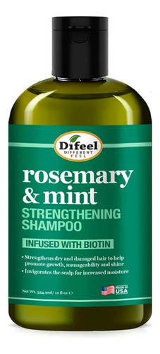 Shampoo Y Acondicionador Con Biotina Rosemary Difeel