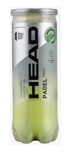 Pelotas Head Padel Pro - Premium - Original / Diverti