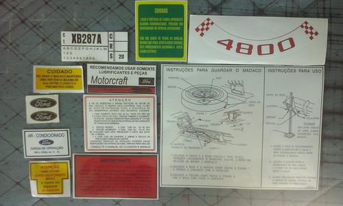 Kit De Adesivos Ford Galaxie Landau 1974 + Frete Gratis 