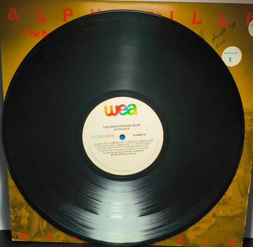 Lp Vinil - Alphaville - The Breathtaking Blue (Usado)