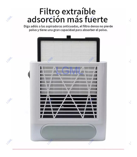 Extractor De Polvo De Uñas Aspiradora De Polvo De Uñas 80w