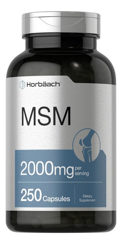 Suplemento Msm 2000 Mg Horbäach 250 Cápsulas