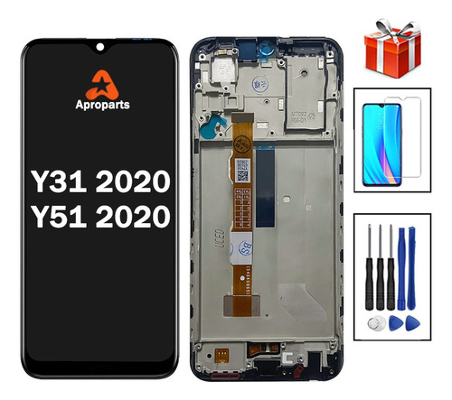 Pantalla Lcd Para Vivo Y31 2020/ Y51 2020 Con Marco