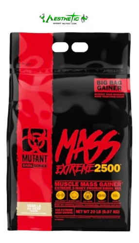 Mutant Mass 20lbs Original Americana Registro Sanitario