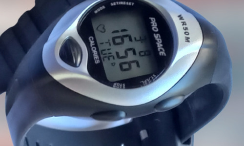 Imagen 2 de 3 de Reloj Pro Space Cardio Monitor Pulsómetro Con Banda Original