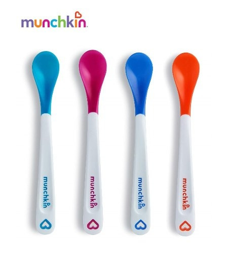 Kit De 4 Colheres Termo Sensíveis Munchkin ®