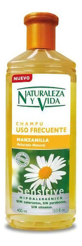 Shampoo Naturaleza Y Vida Uso Frecuente Sensitive Manzanilla