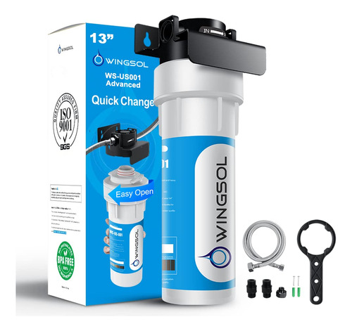 Wingsol Under Sink Water Filter Inline With Multi Layer