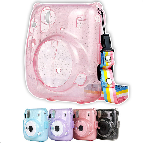 Funda Protectora Instax Mini11 Insta Transparente Anticaída