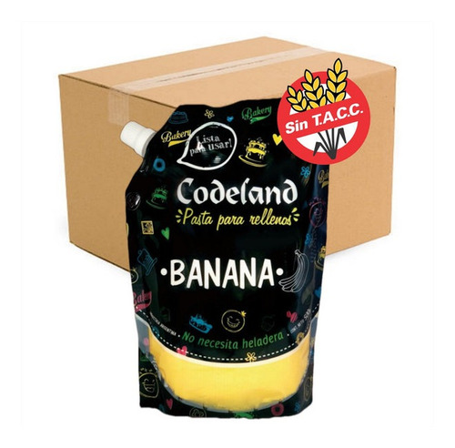 Pasta Codeland Para Relleno Banana X500grs (bultox8)