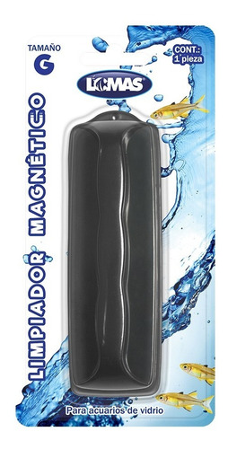Lomas Limpiador Magnético Grande 11 Cms P/vidrio Acuarios