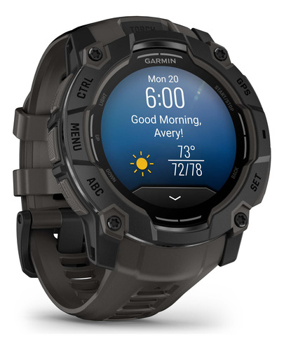 Garmin Reloj Instinct 3, 50 Mm Amoled, Negro