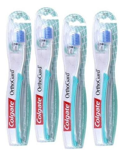 Kit De 4 Cepillos Dentales Colgate Orthogard