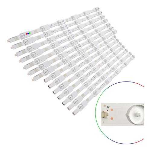 Kit Leds Para 55lf5700 55dr420na16 (14t) - Aluminio Promo*