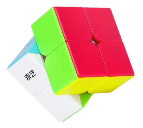 Imagen 1 de 8 de Cubo Rubik 2x2 Qiyi Warrior Stickerless Speed Cube Original