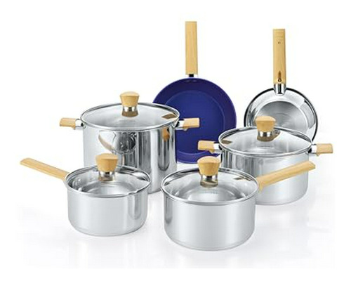 Set De Cocina De Acero Inoxidable 10 Piezas  Providence .