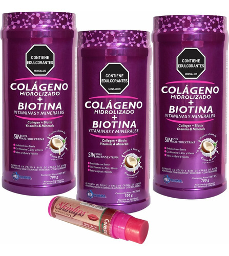 Colágeno Hidrolizado Biotina X3 - Unidad a $39000