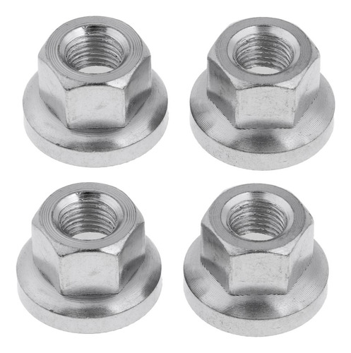 Axle Nuts 3/8  Componentes Silver Bmx / Wheel - Conjunto De