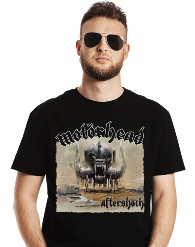 Polera Motorhead Aftershock Metal Impresión Directa