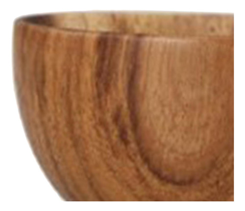 6 Ensaladera De Madera Redonda Cocina Mezcla De Los 8x6cm