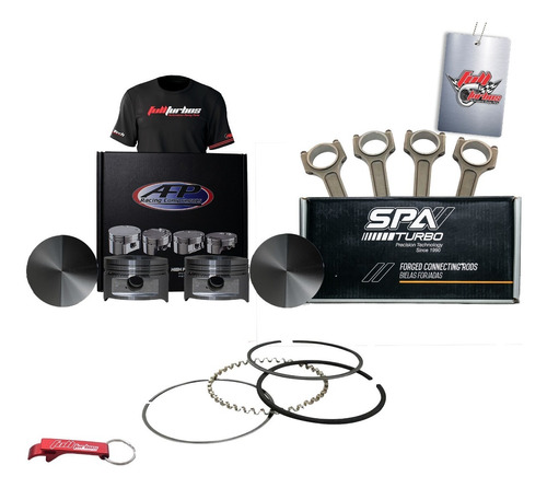 Kit Pistao Afp + Biela Spa 1000hp Vw Ap + Anéis