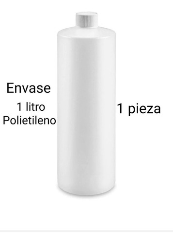 Envase Plastico 1 Lt P/ Gel ,alcohol,etc  ***1 Pieza***