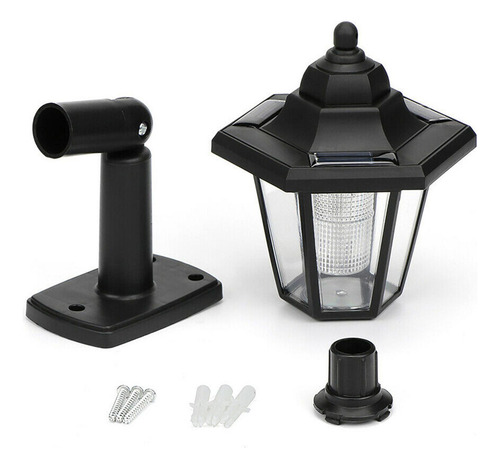 . Luces De Pared Hexagonales Solares Retro, Sensor De Luz,