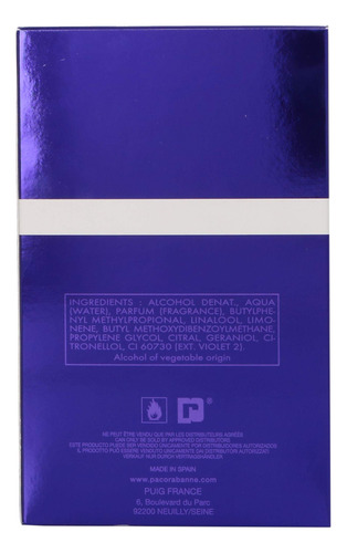 Eau De Toilette Ultravioleta Para Hombre De Paco Rabanne, 10