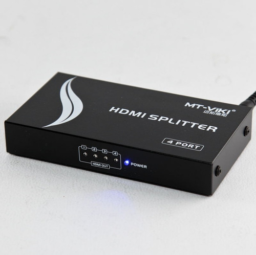 Splitter Amplificador 3d Cable Hdmi 1a4 1x4 Tv Led Lcd Htec