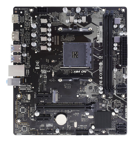 Tarjeta Madre Biostar A520mt Am4 2x Ddr4 M.2 Usb-c Micro Atx