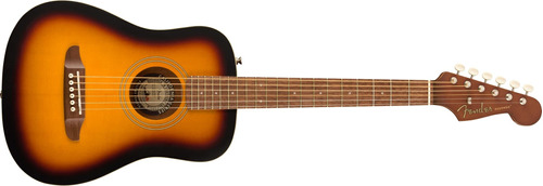 Fender 6 Cuerda Guitarra Acustica Derecha Sunburst