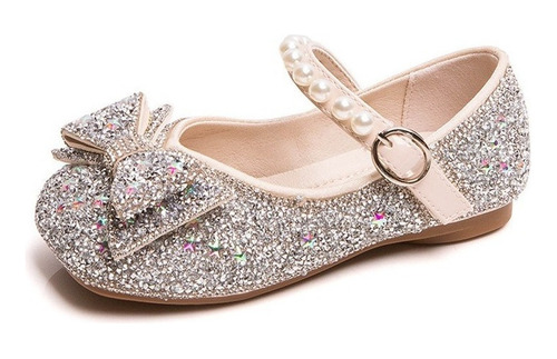 Zapatos Princesa For Niña, Pantuflas Cristal, Suela Mac