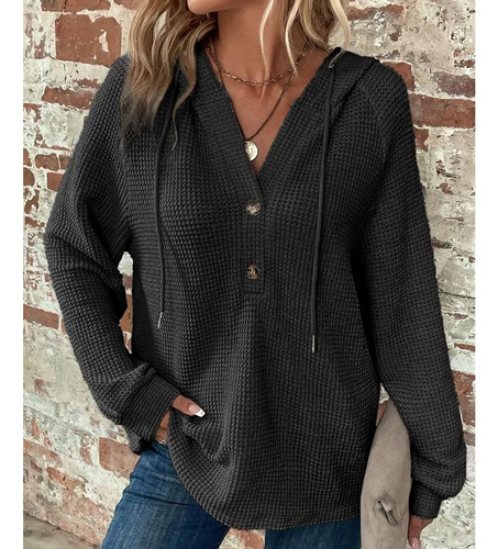 Moletom Com Capuz Feminino Tecido Estilo Casual