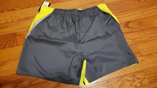 Imagen 2 de 3 de Pantaloneta De Baño Nike Amarillo Y Gris Medium ( 1297 )