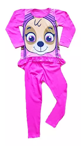 Paw Patrol Pijama Entero | Pijama Skye Patrulla Canina Polar | Pijamas Niña  Invierno