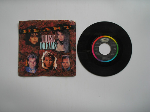 Disco Vinilo Heart These Dreams Shell Shock 45 Rpm Usa 1985