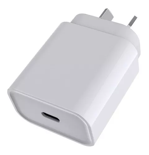 Cargador Rápido para iPhone o Apple de 20W tipo C cable Lightning IMPORTADO