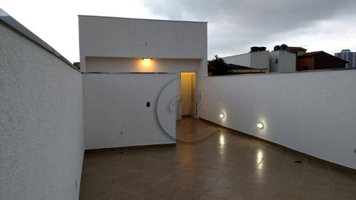 Imagem 1 de 16 de Cobertura Com 2 Dormitórios À Venda, 90 M² Por R$ 338.000,00 - Vila América - Santo André/sp - Co0339