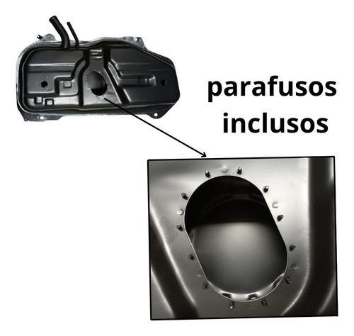 Tanque Combustível Fiat Palio 96 97 98 99 2000 01 Até 2017