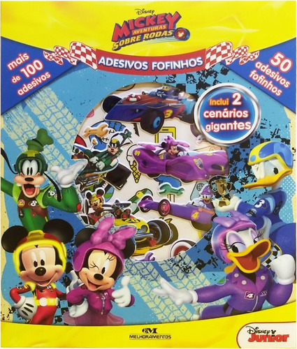 Libro Adesivos Fofinhos  Mickey Aventuras Sobre Rodas